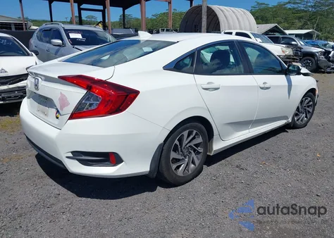 2018 Honda Civic Ex z USA, uszkodzony, nr VIN 2HGFC2F72JH531622